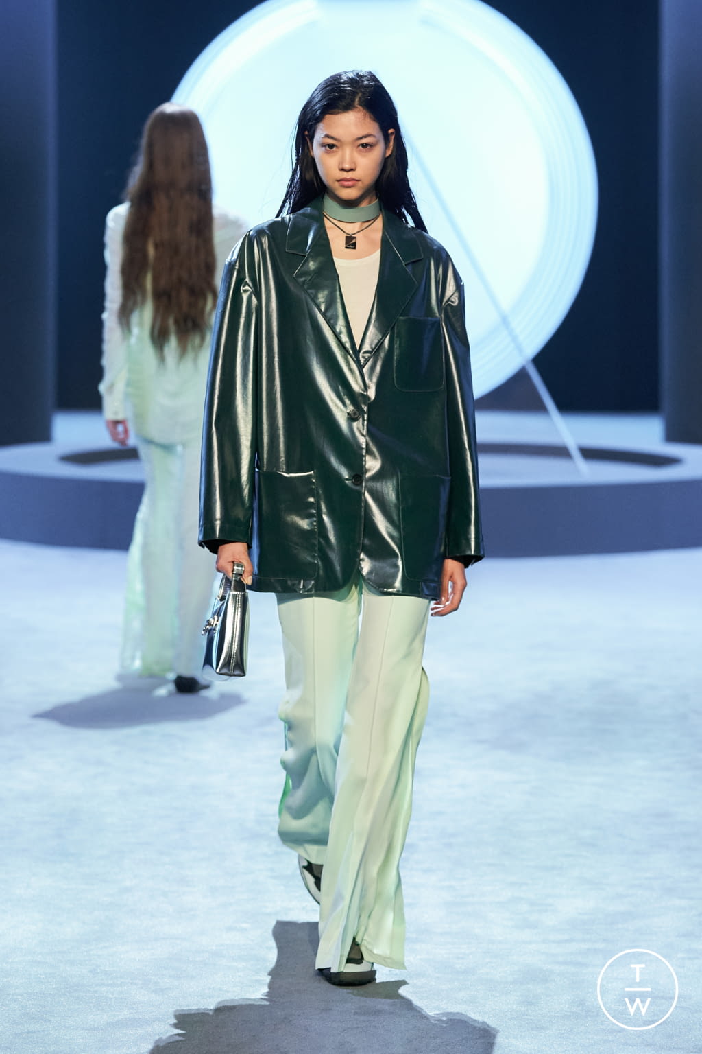 Fashion Week Milan Fall/Winter 2021 look 13 de la collection Ferragamo womenswear