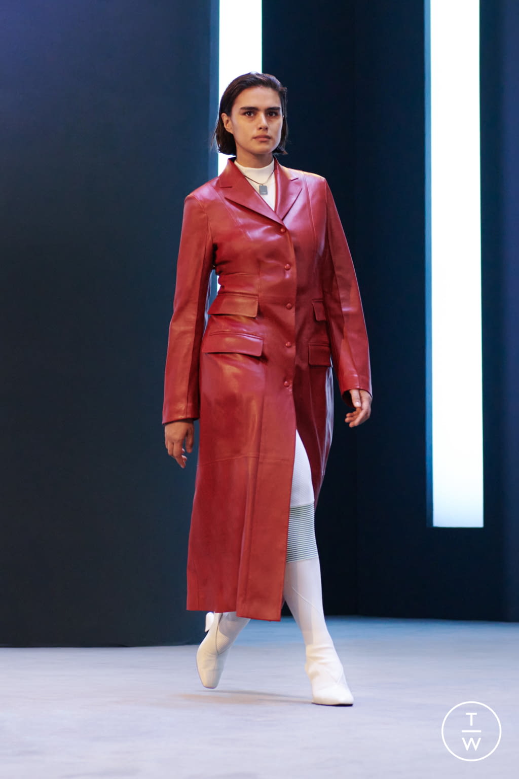 Fashion Week Milan Fall/Winter 2021 look 19 from the Ferragamo collection 女装