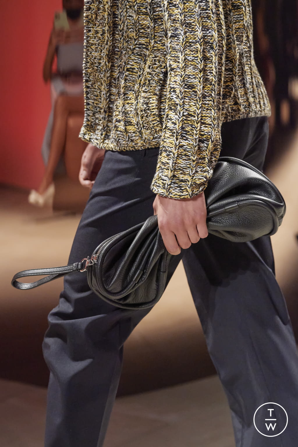 Fashion Week Milan Spring/Summer 2022 look 6 from the Ferragamo collection menswear accessories