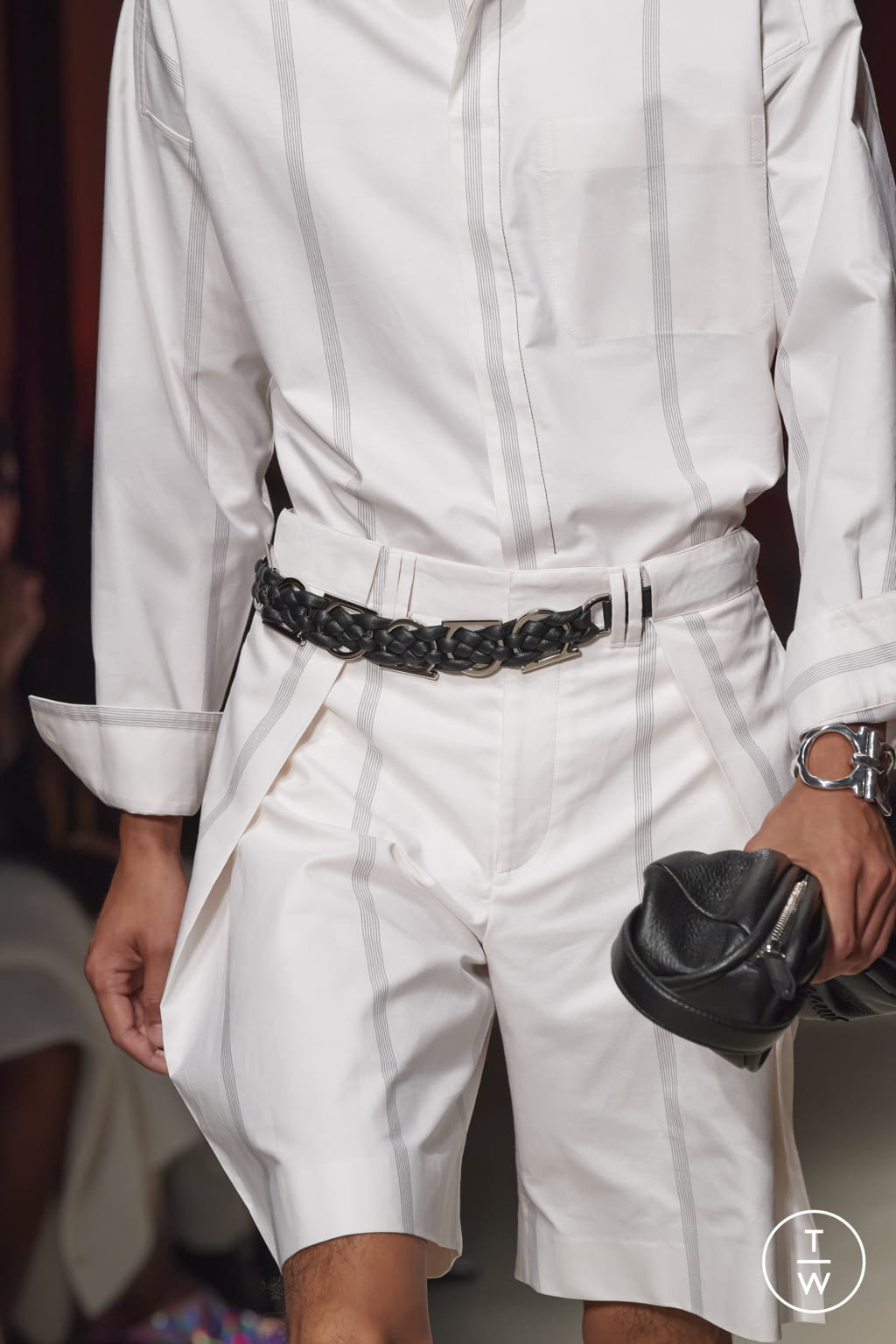 Fashion Week Milan Spring/Summer 2022 look 19 from the Ferragamo collection menswear accessories