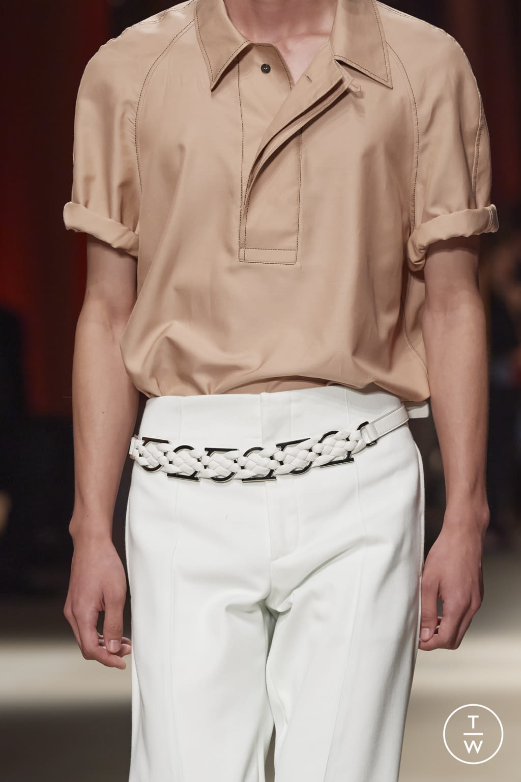 Fashion Week Milan Spring/Summer 2022 look 23 from the Ferragamo collection menswear accessories