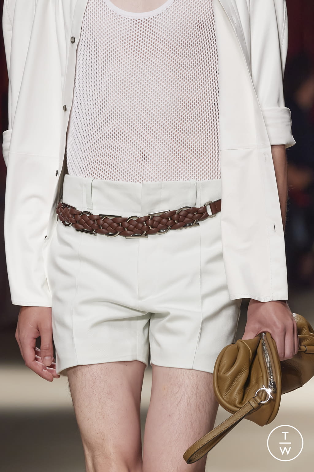 Fashion Week Milan Spring/Summer 2022 look 29 from the Ferragamo collection menswear accessories