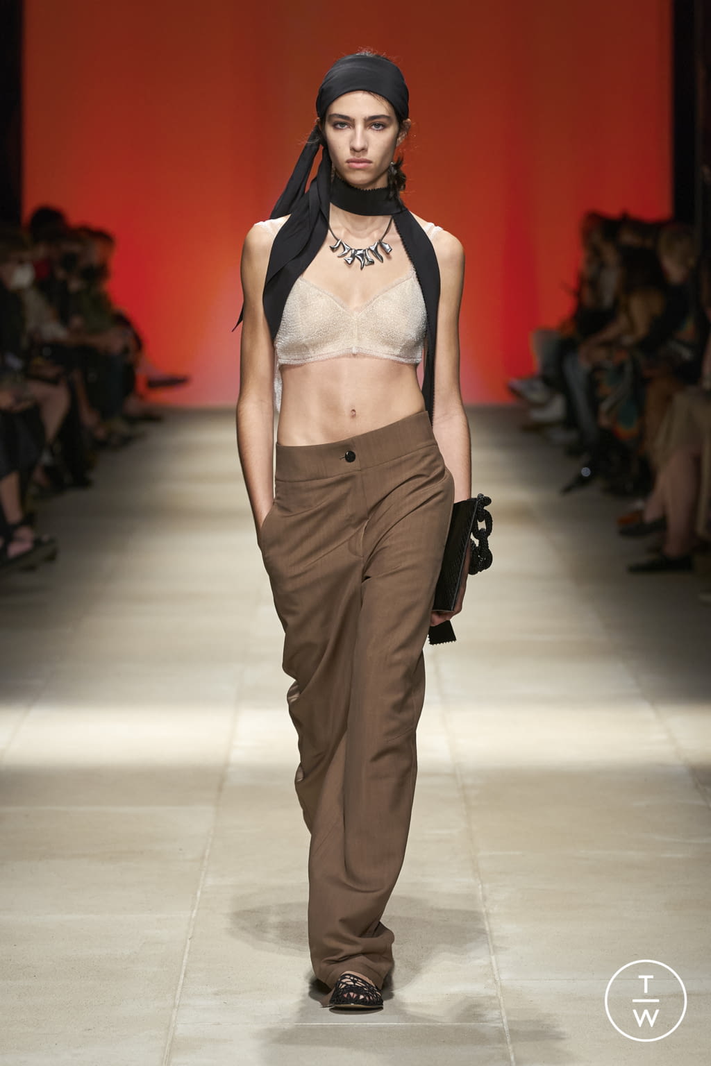 Fashion Week Milan Spring/Summer 2022 look 51 from the Salvatore Ferragamo collection 女装