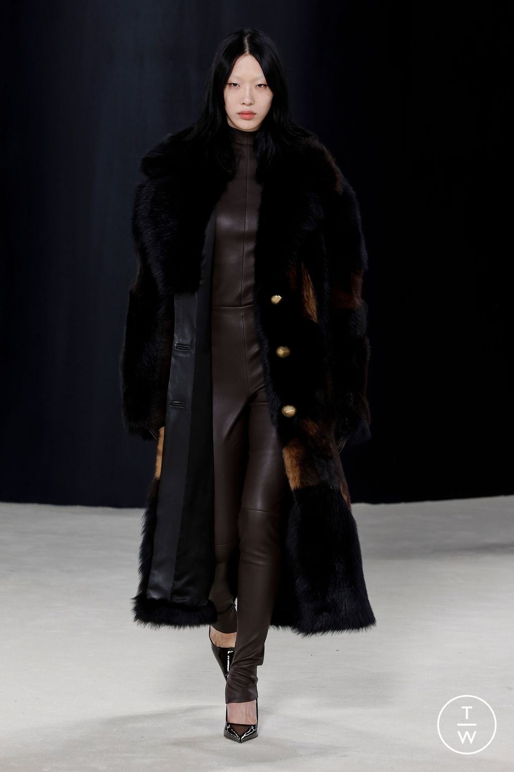 Fashion Week Milan Fall/Winter 2023 look 54 from the Ferragamo collection womenswear