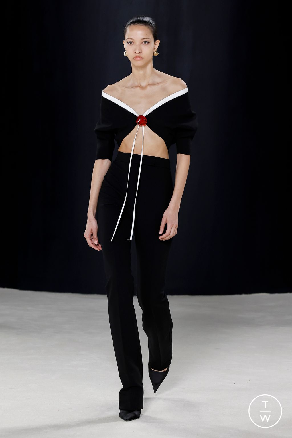 Fashion Week Milan Fall/Winter 2023 look 65 from the Ferragamo collection womenswear