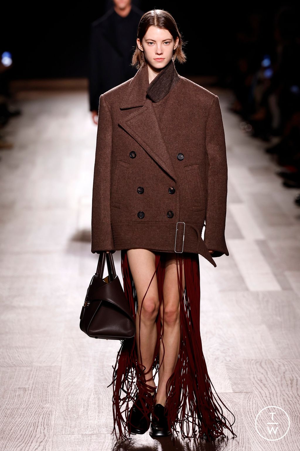 Fashion Week Milan Fall/Winter 2024 look 18 de la collection Ferragamo womenswear