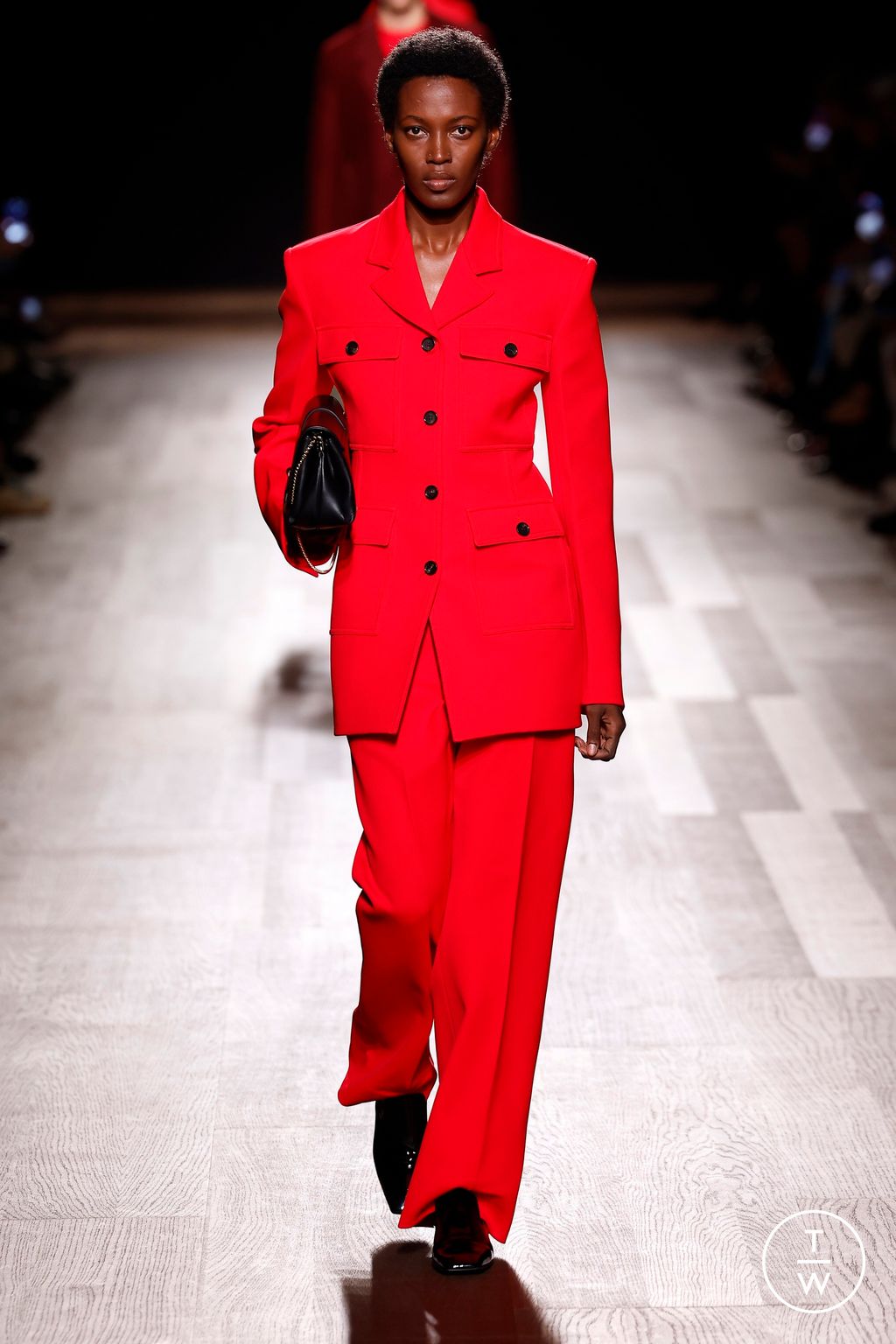 Fashion Week Milan Fall/Winter 2024 look 27 from the Ferragamo collection 女装