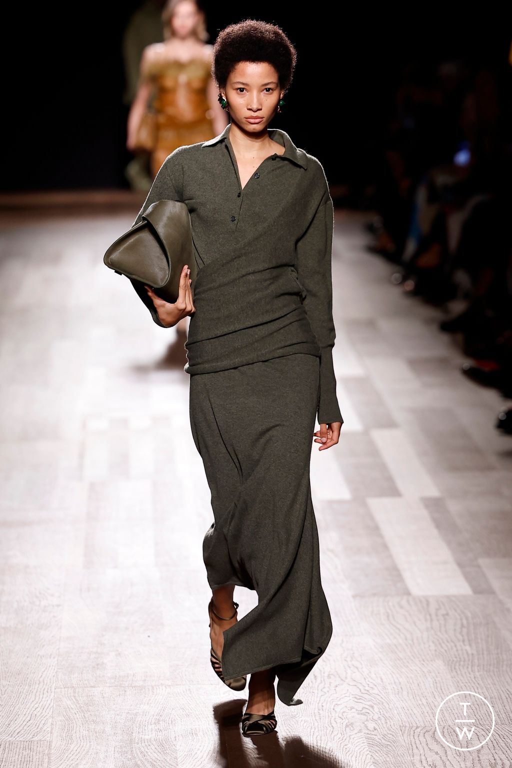 Fashion Week Milan Fall/Winter 2024 look 37 from the Ferragamo collection womenswear
