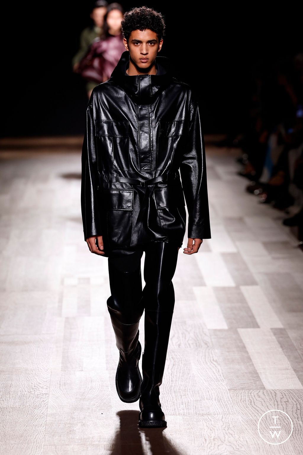 Fashion Week Milan Fall/Winter 2024 look 41 from the Ferragamo collection 女装