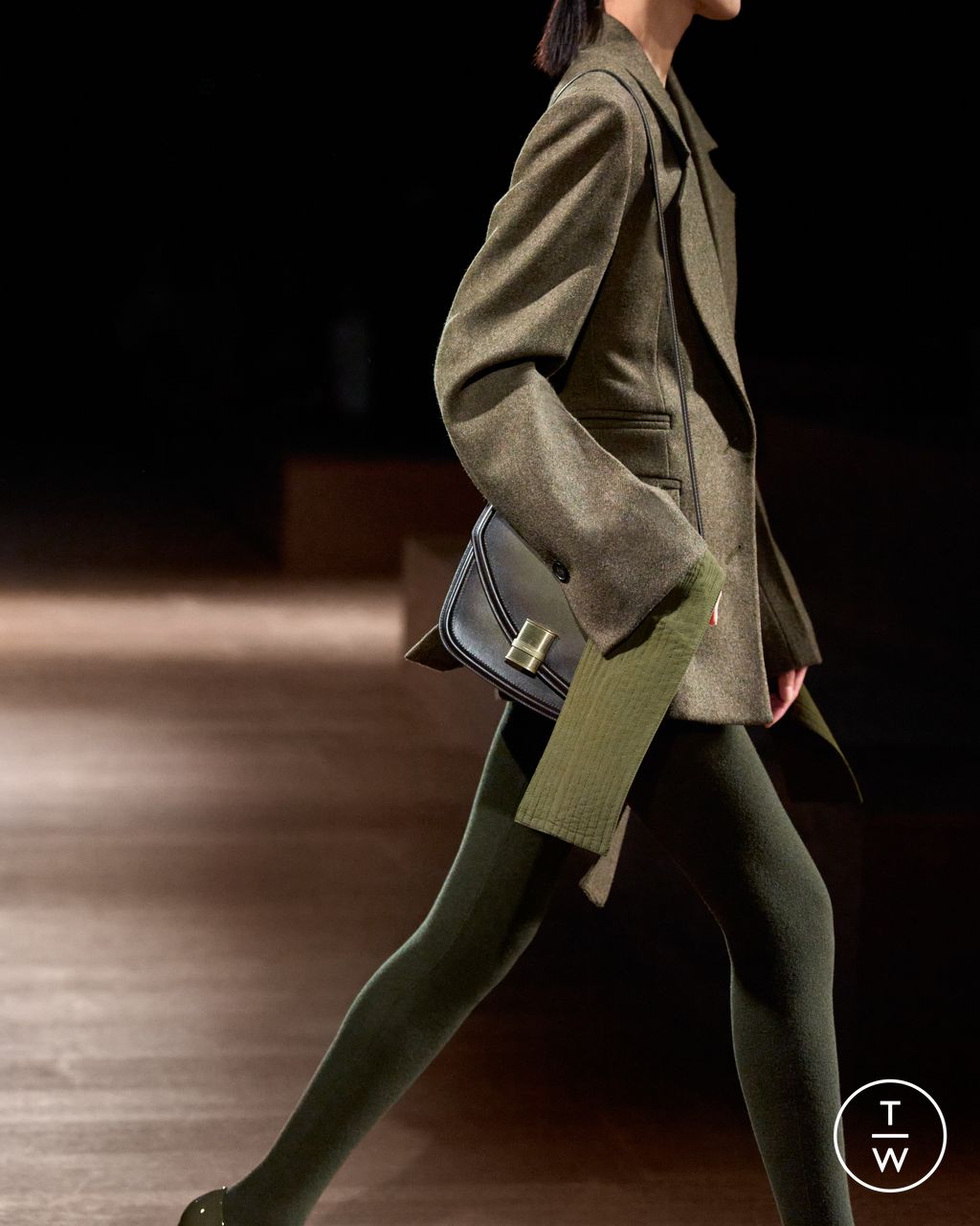 Fashion Week Milan Fall/Winter 2024 look 1 from the Ferragamo collection womenswear accessories