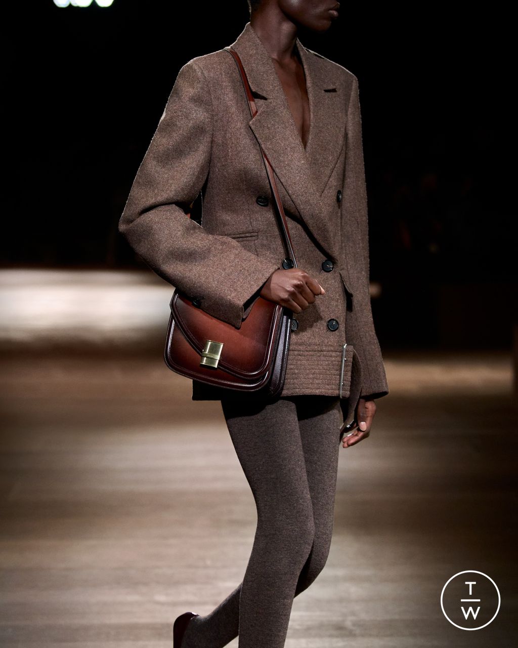 Fashion Week Milan Fall/Winter 2024 look 7 from the Ferragamo collection womenswear accessories