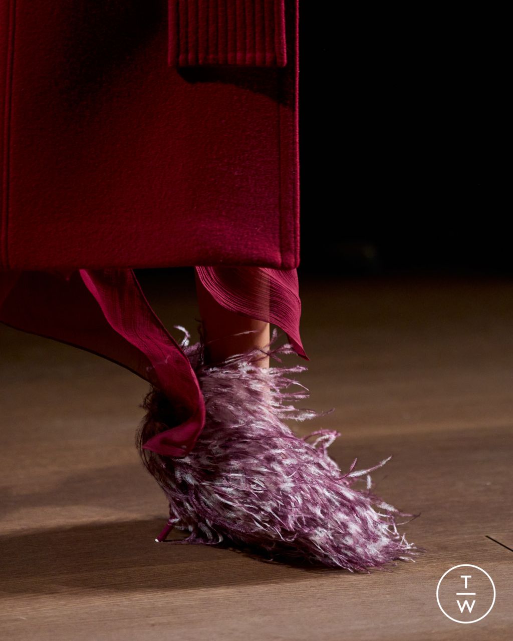 Fashion Week Milan Fall/Winter 2024 look 58 from the Ferragamo collection womenswear accessories