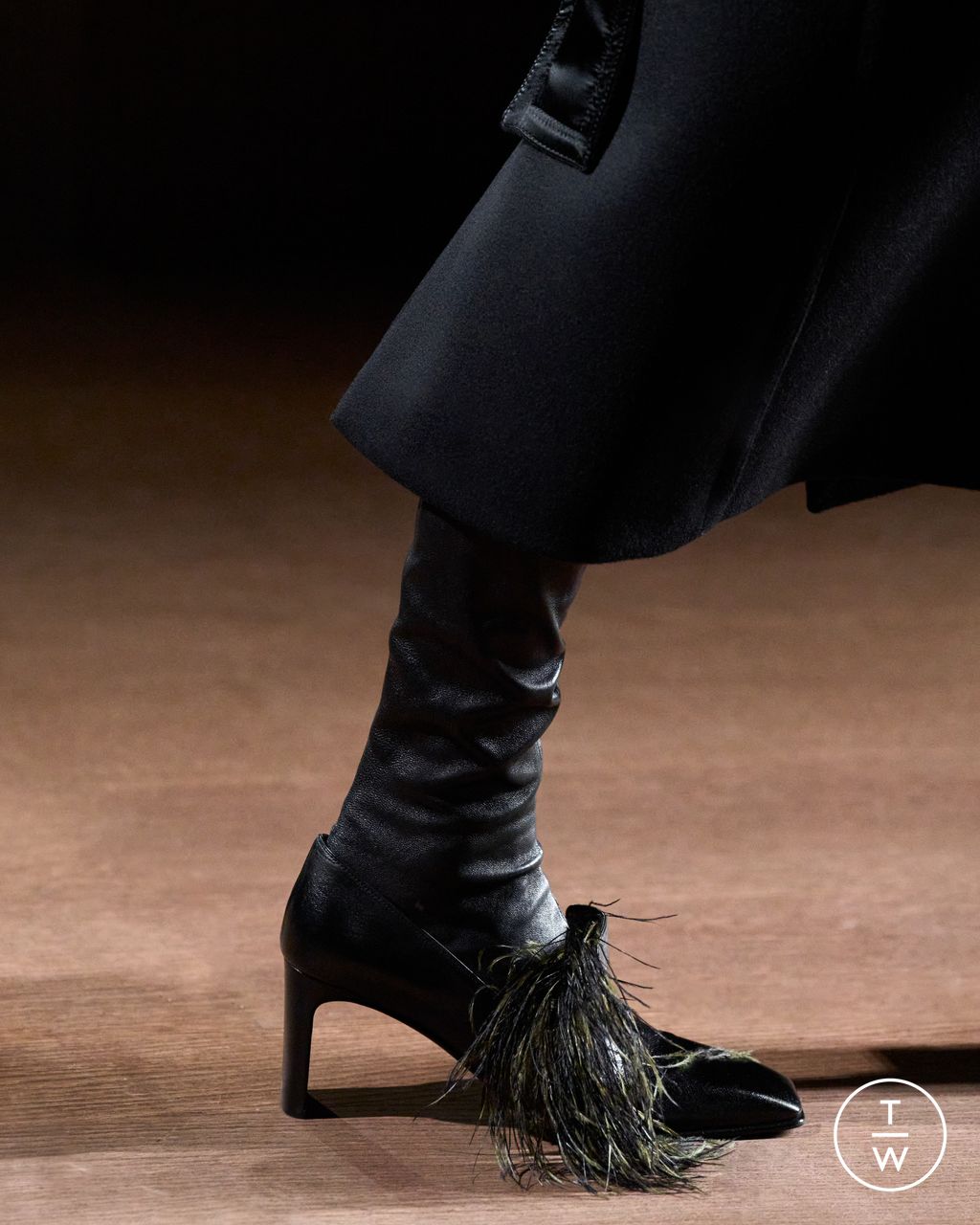 Fashion Week Milan Fall/Winter 2024 look 62 from the Ferragamo collection womenswear accessories