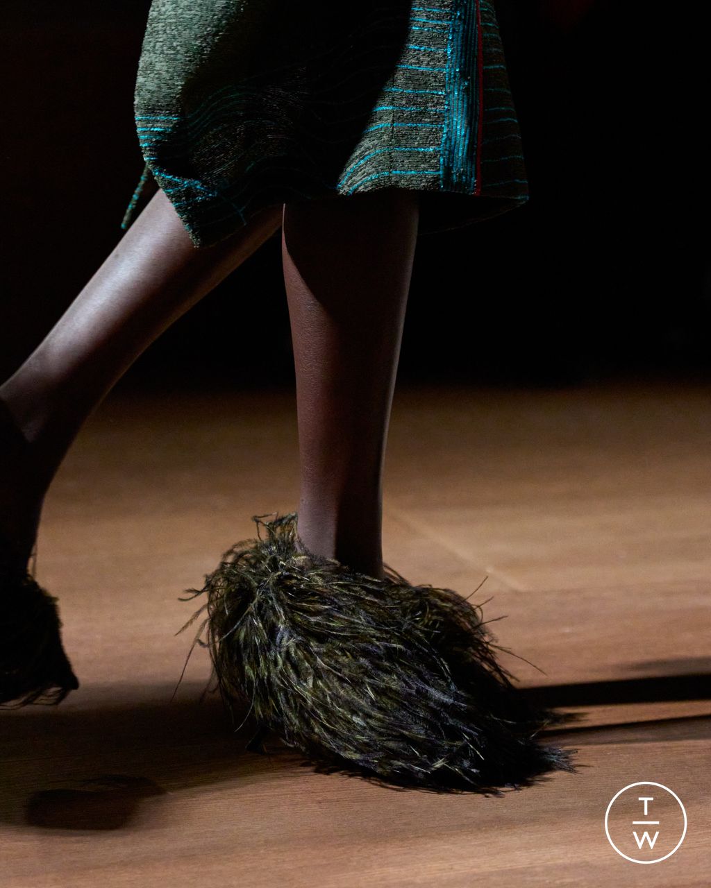 Fashion Week Milan Fall/Winter 2024 look 81 from the Ferragamo collection womenswear accessories