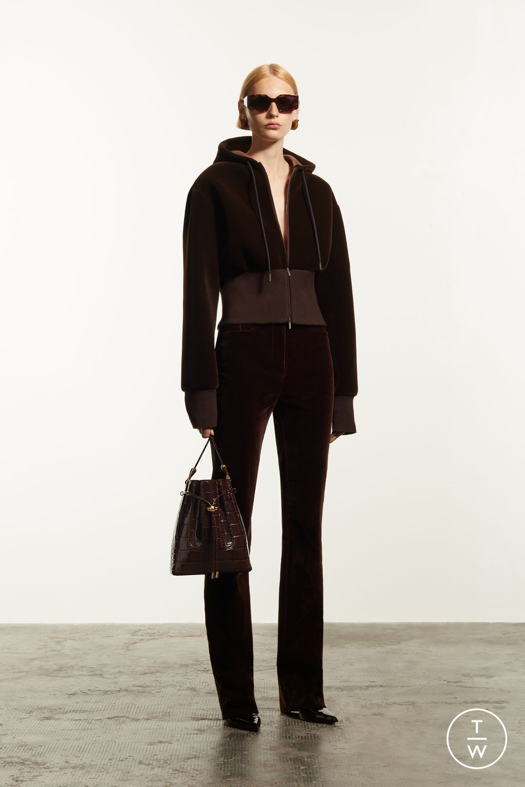 Fashion Week Milan Resort 2024 look 4 from the Ferragamo collection 女装