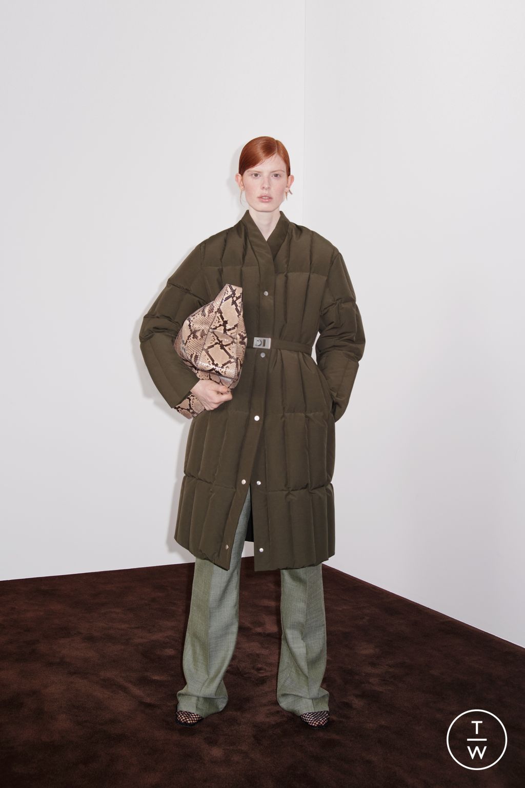 Fashion Week Milan Resort 2025 look 6 from the Ferragamo collection 女装