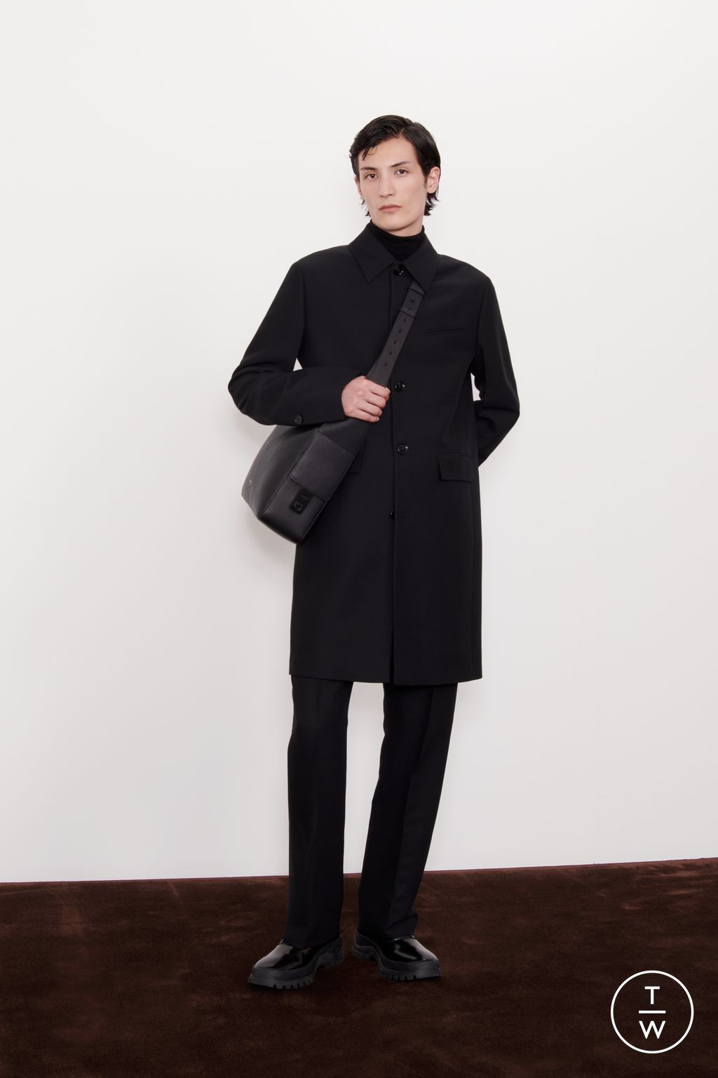 Fashion Week Milan Resort 2025 look 26 de la collection Ferragamo womenswear