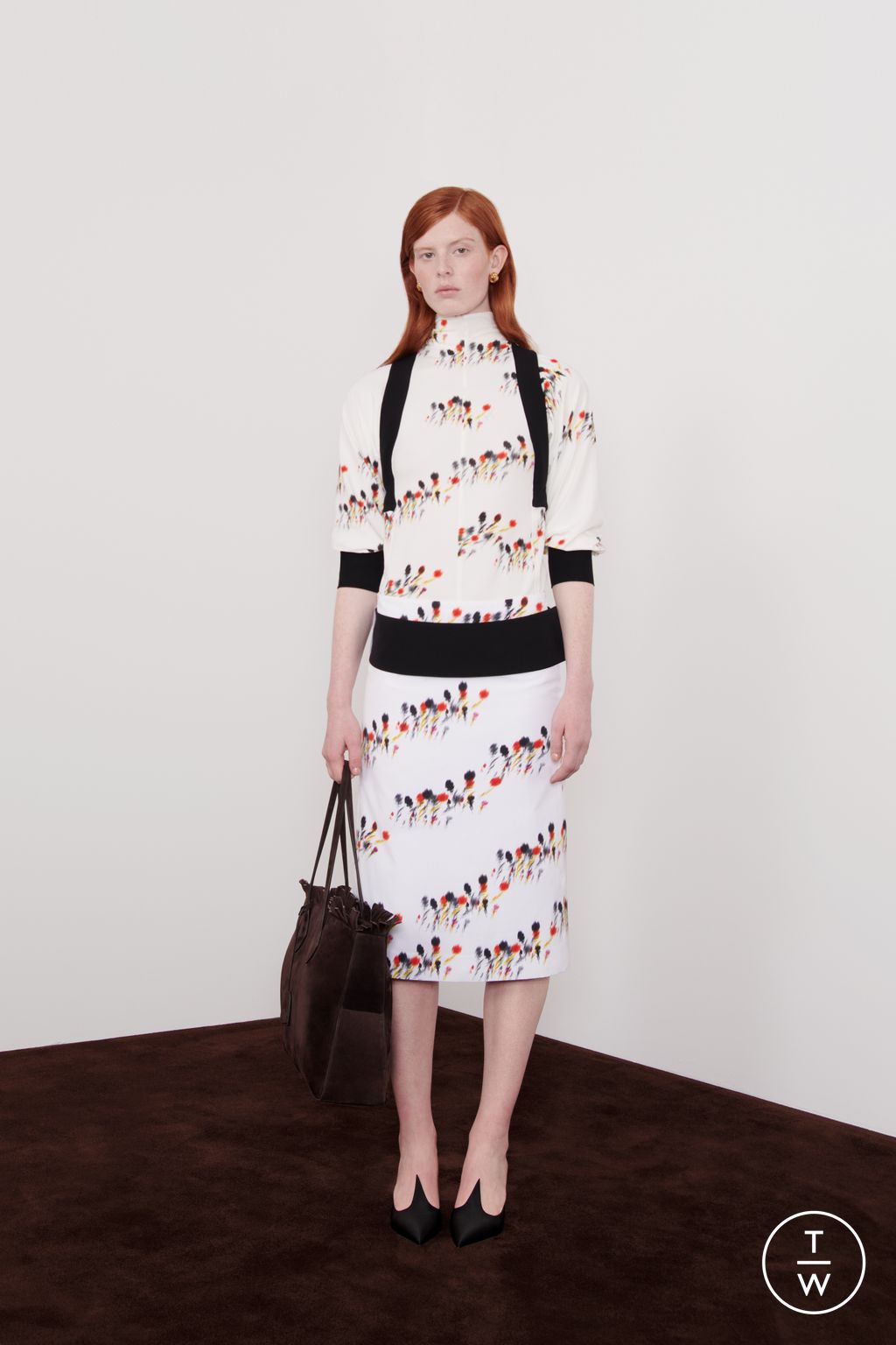 Fashion Week Milan Resort 2025 look 29 from the Ferragamo collection 女装