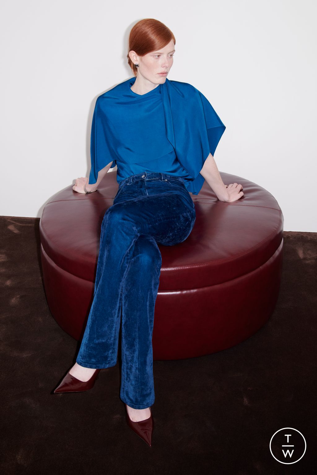 Fashion Week Milan Resort 2025 look 33 de la collection Ferragamo womenswear