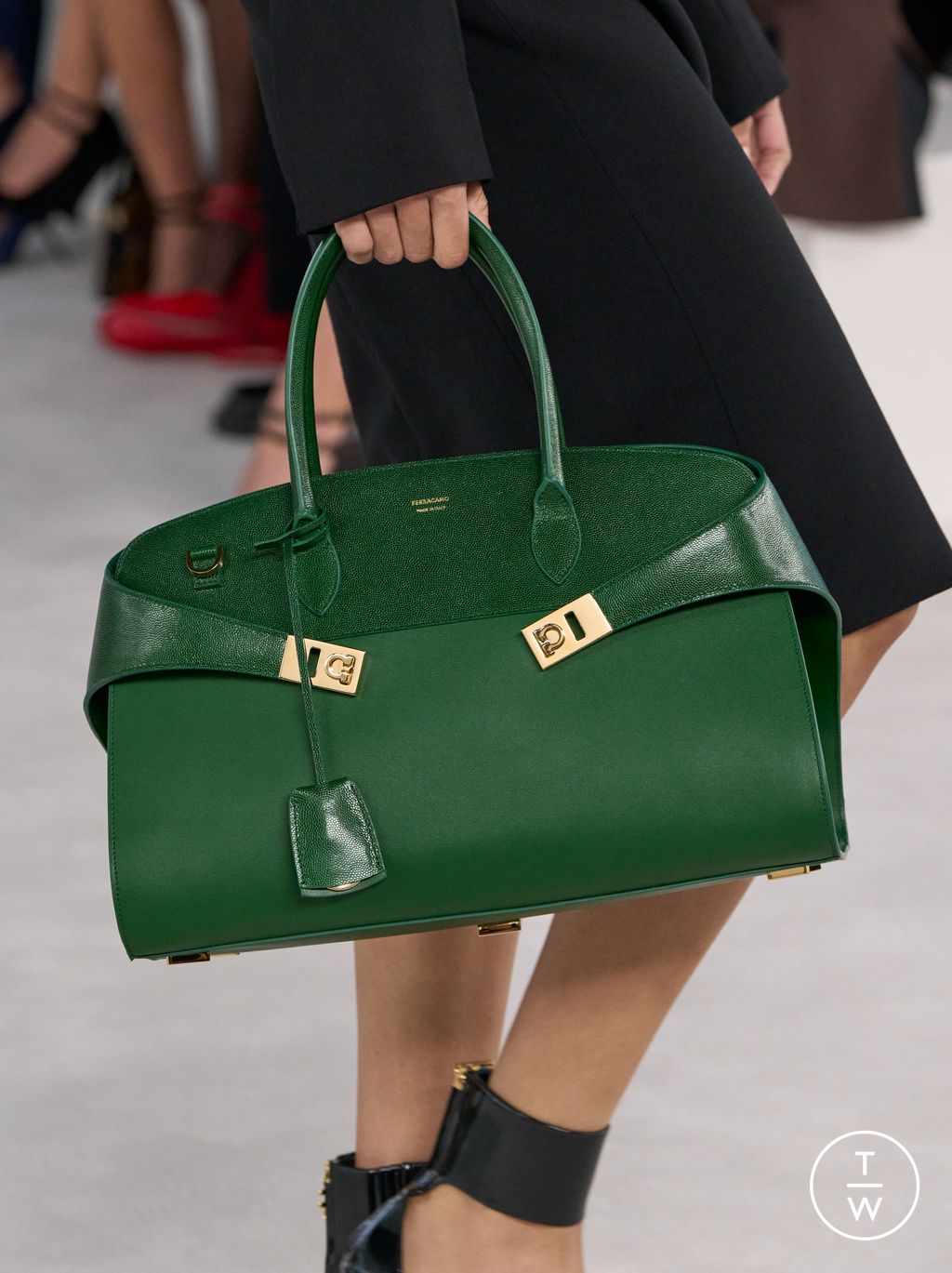 Fashion Week Milan Spring/Summer 2024 look 43 from the Ferragamo collection womenswear accessories