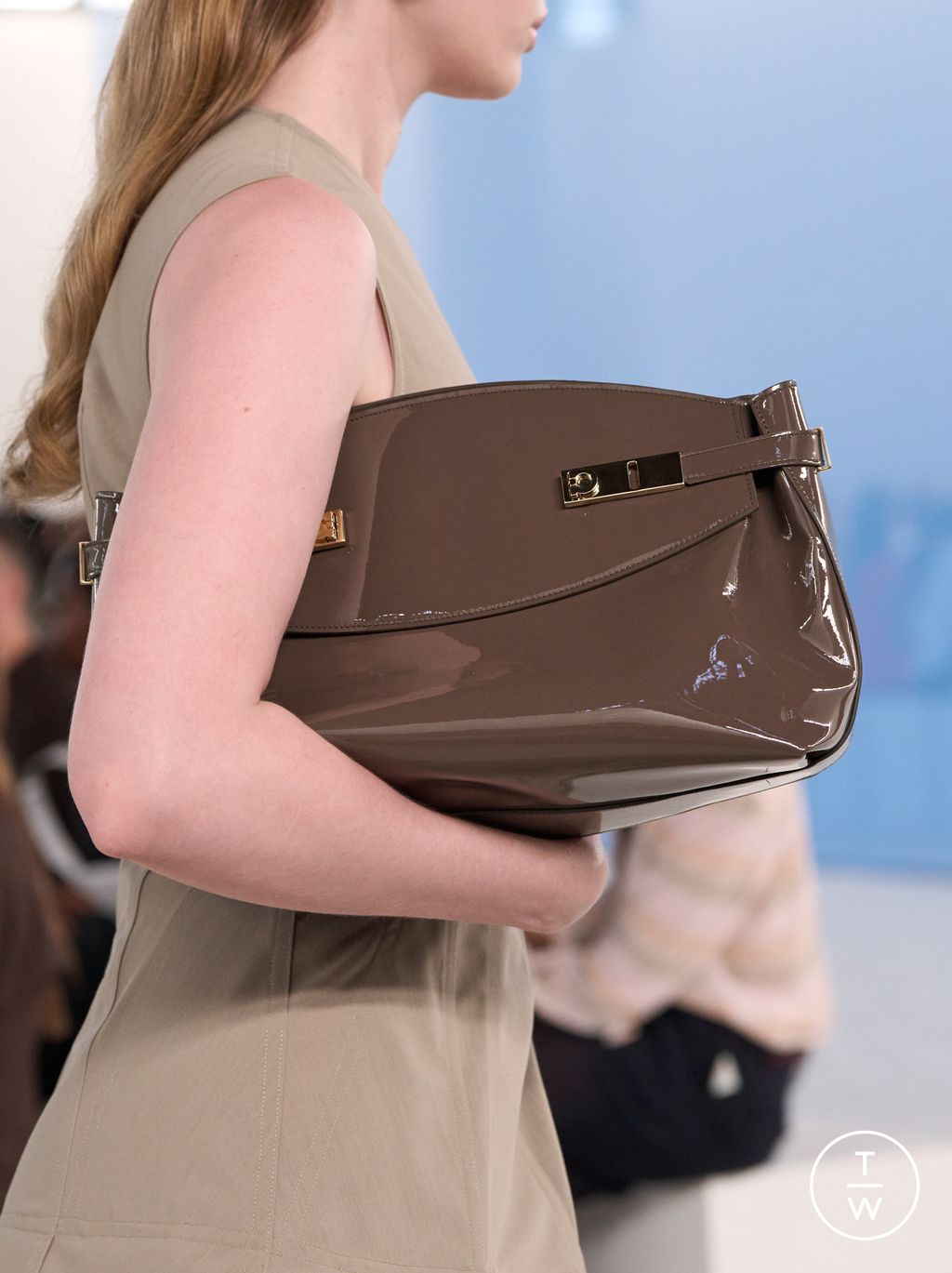 Fashion Week Milan Spring/Summer 2024 look 47 from the Ferragamo collection womenswear accessories
