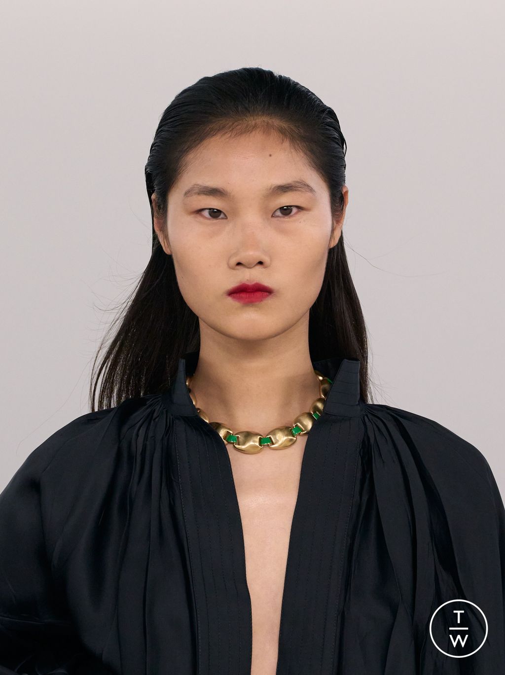 Fashion Week Milan Spring/Summer 2024 look 92 from the Ferragamo collection womenswear accessories