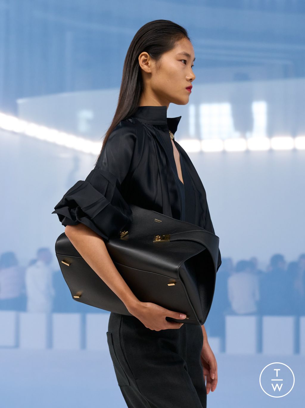 Fashion Week Milan Spring/Summer 2024 look 48 from the Ferragamo collection 女装配饰