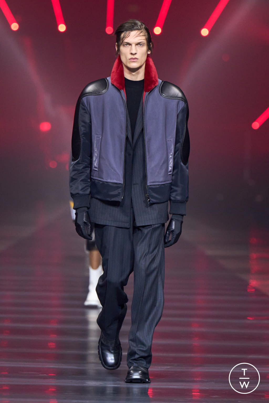 Fashion Week Milan Fall/Winter 2022 look 9 from the Ferrari collection womenswear