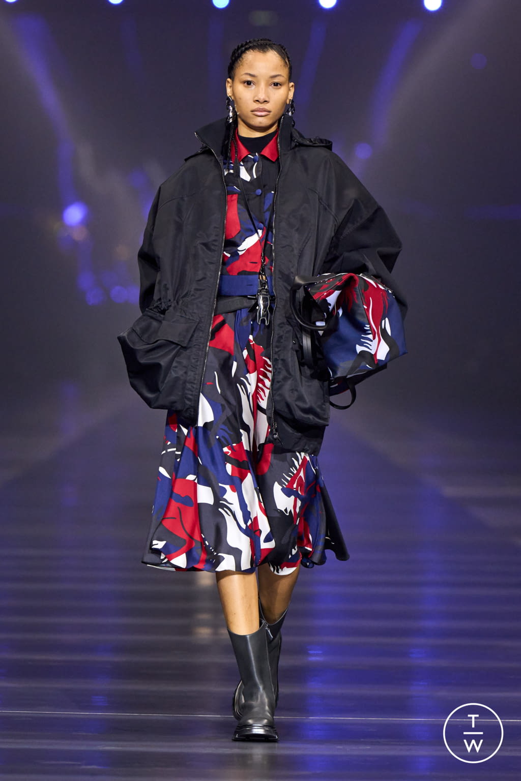 Fashion Week Milan Fall/Winter 2022 look 15 from the Ferrari collection womenswear
