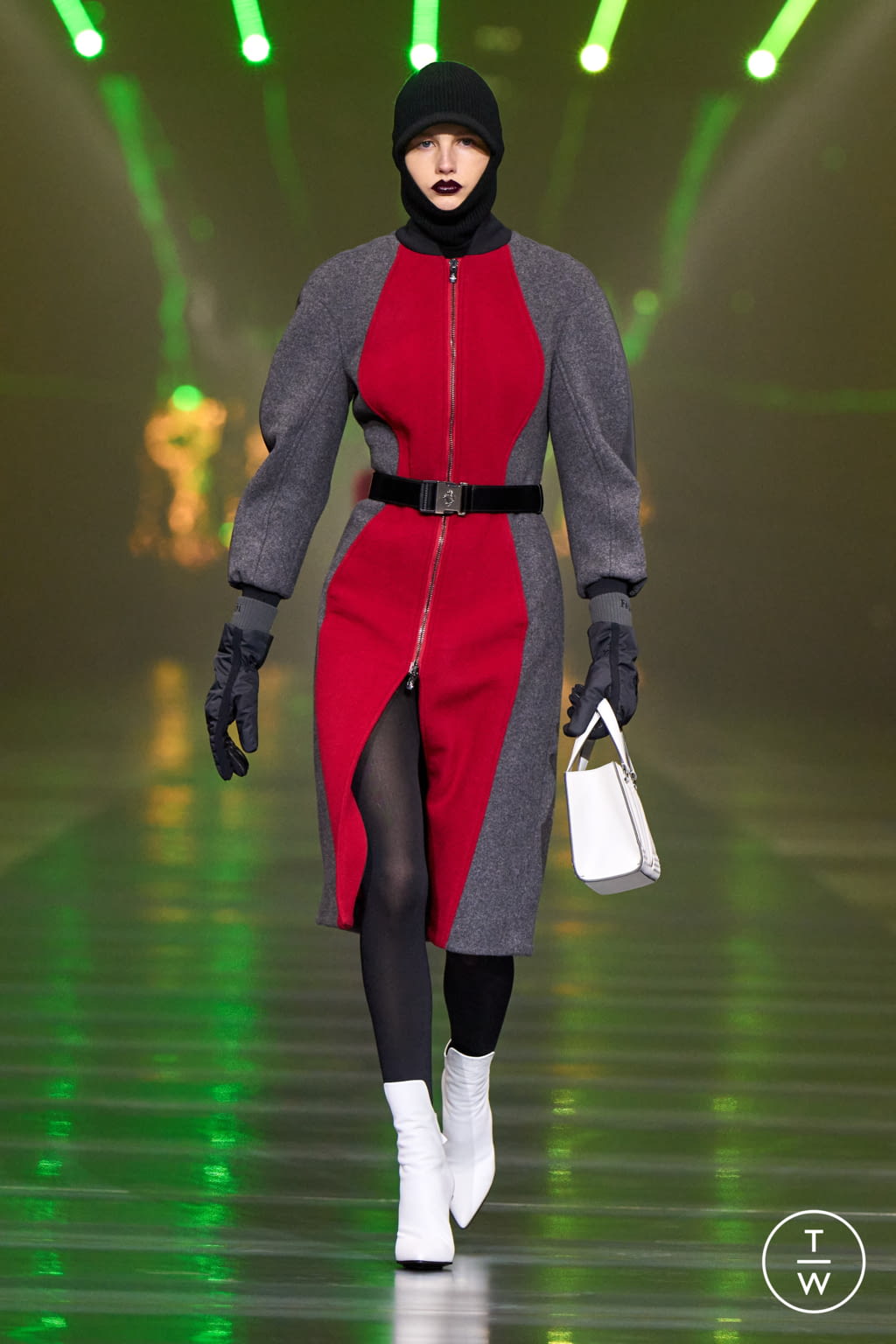 Fashion Week Milan Fall/Winter 2022 look 18 from the Ferrari collection womenswear