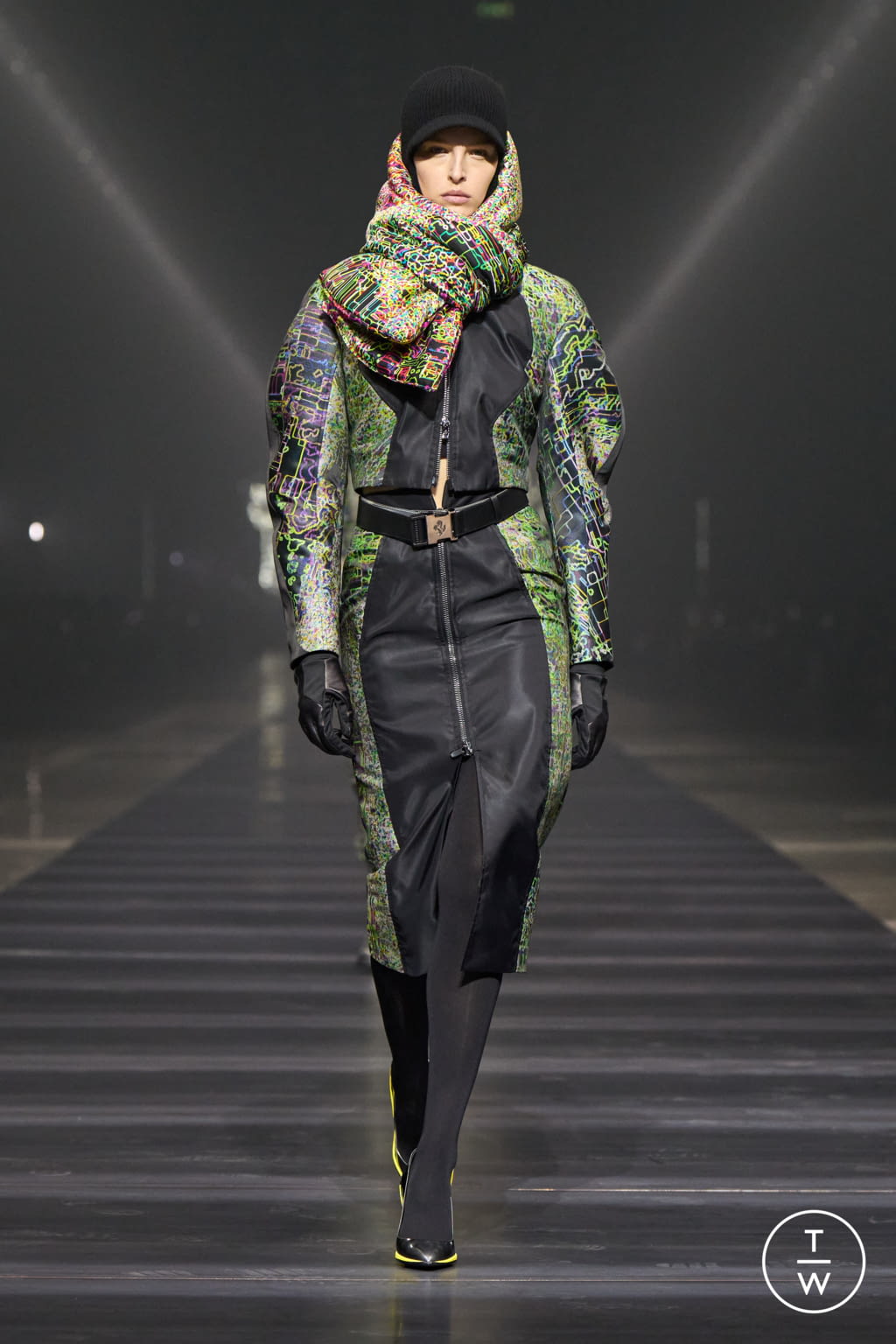 Fashion Week Milan Fall/Winter 2022 look 35 from the Ferrari collection womenswear