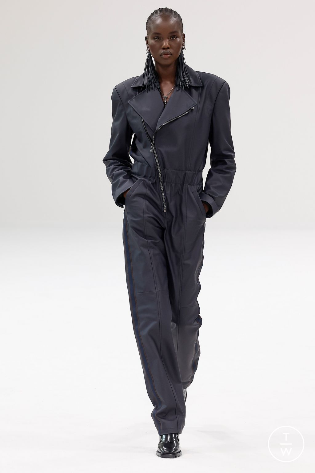 Fashion Week Milan Fall/Winter 2023 look 7 from the Ferrari collection womenswear