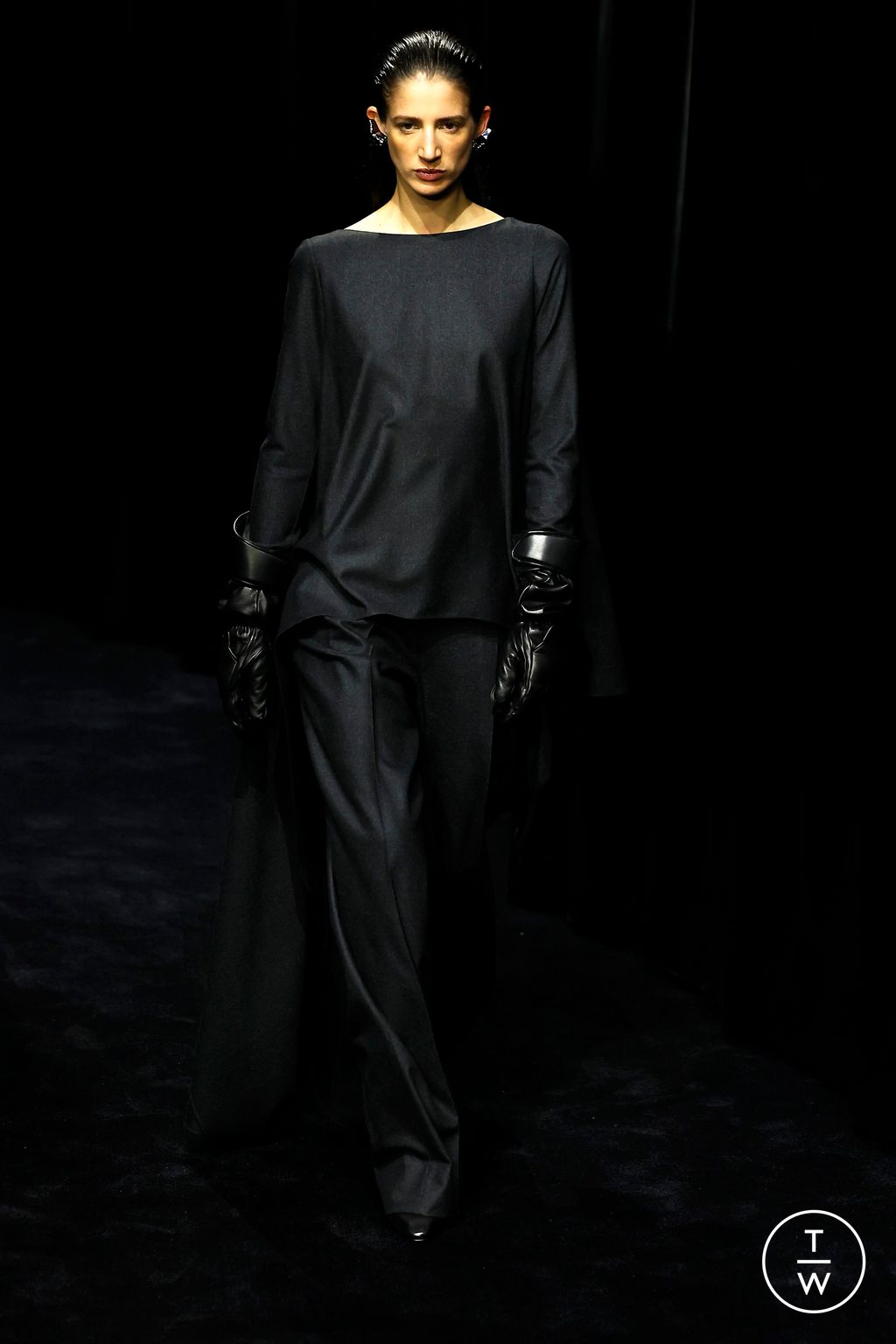 Fashion Week Milan Fall/Winter 2024 look 18 from the Ferrari collection womenswear
