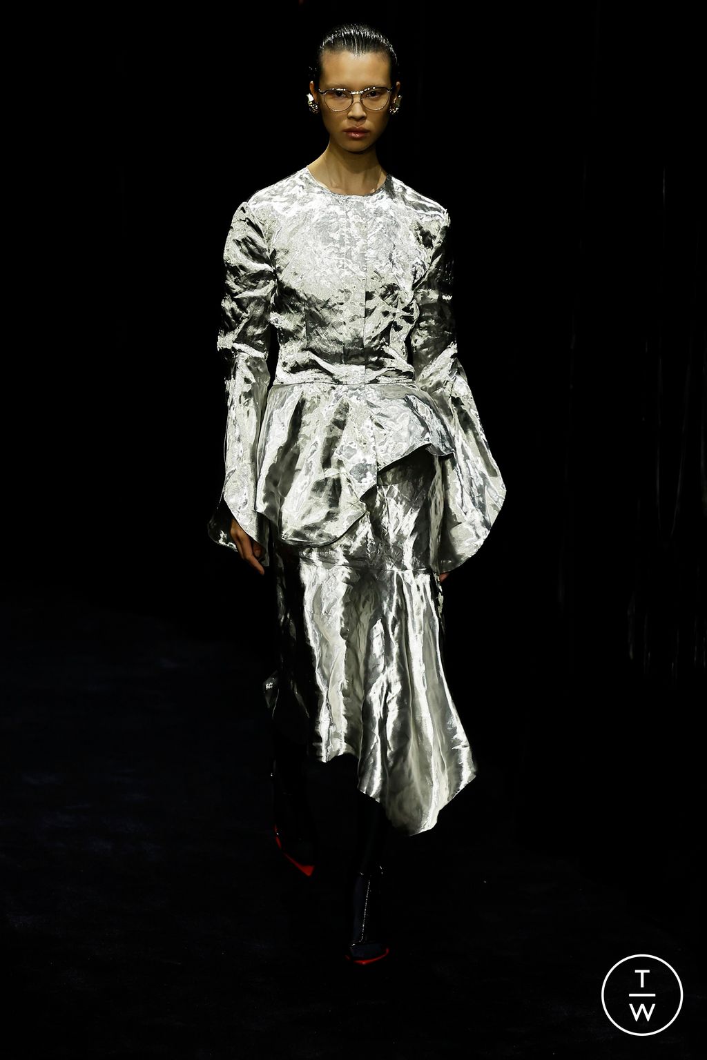 Fashion Week Milan Fall/Winter 2024 look 29 de la collection Ferrari womenswear
