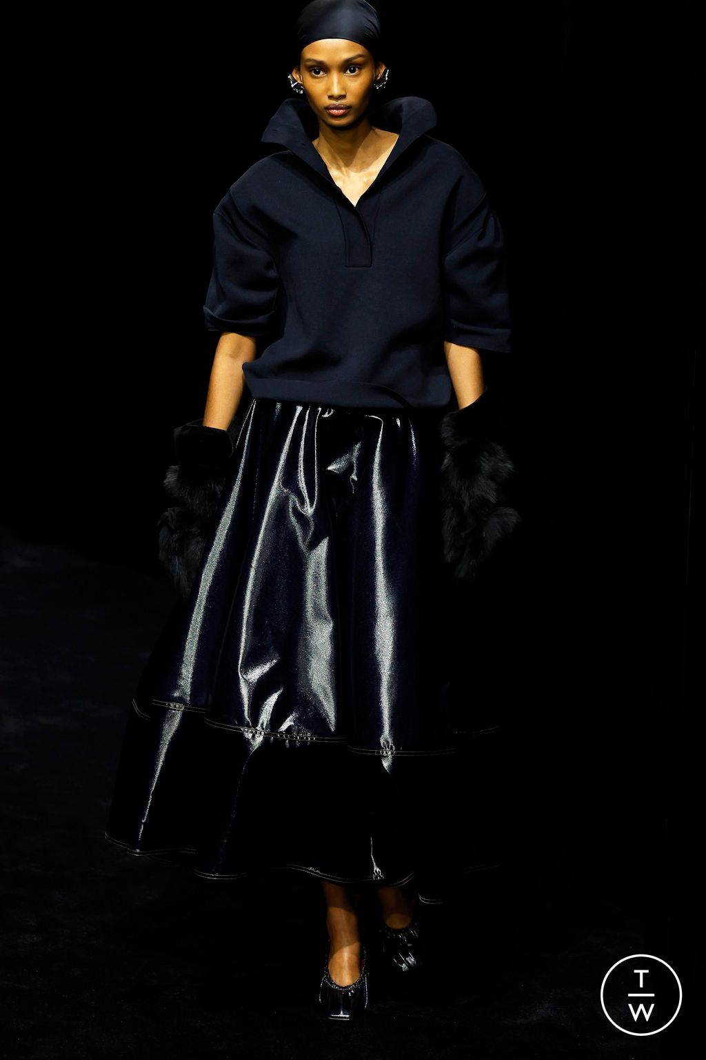 Fashion Week Milan Fall/Winter 2024 look 41 de la collection Ferrari womenswear