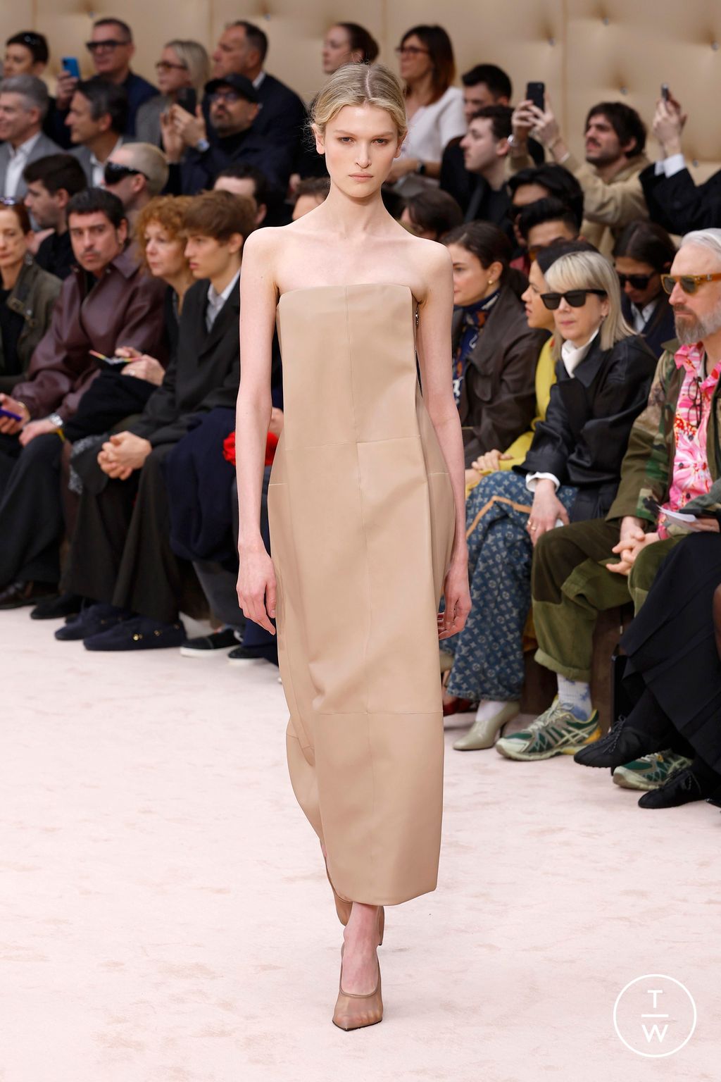 Fashion Week Milan Fall/Winter 2026 look 2 from the Ferrari collection womenswear