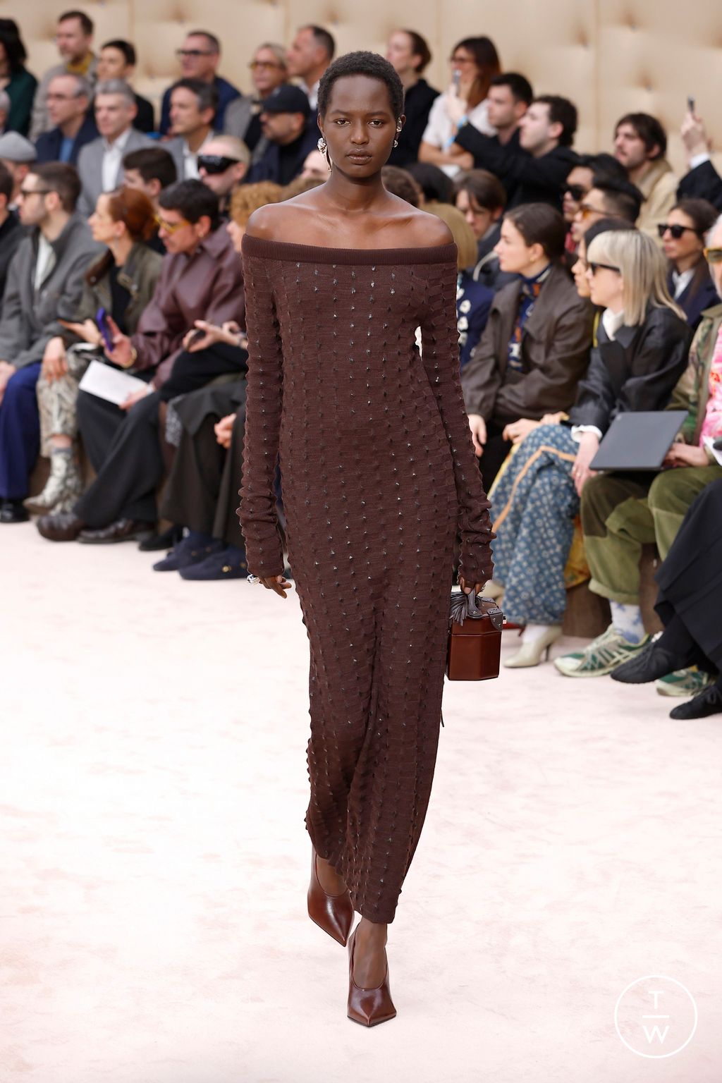 Fashion Week Milan Fall/Winter 2026 look 32 from the Ferrari collection womenswear