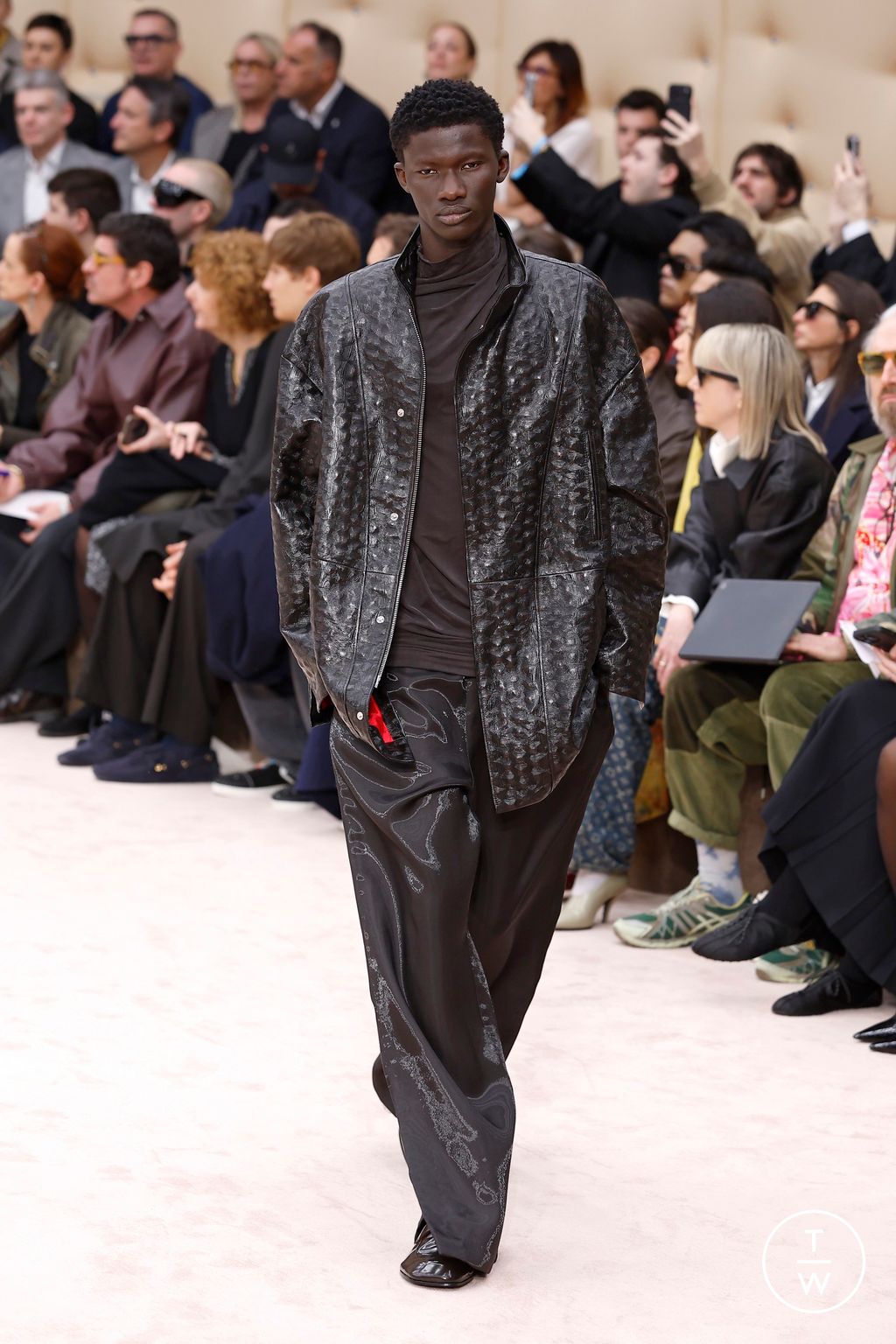 Fashion Week Milan Fall/Winter 2026 look 36 from the Ferrari collection womenswear