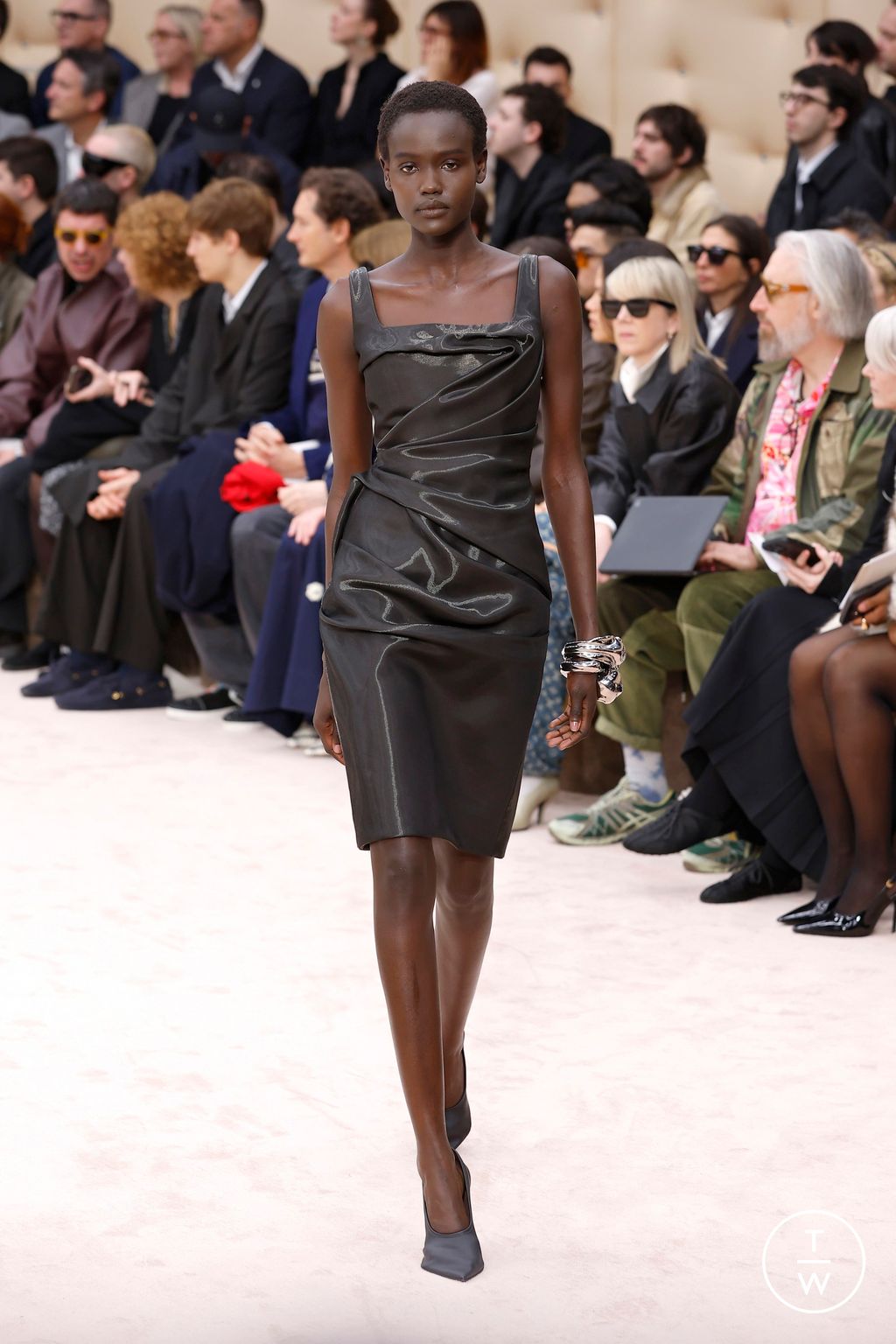 Fashion Week Milan Fall/Winter 2026 look 37 from the Ferrari collection womenswear
