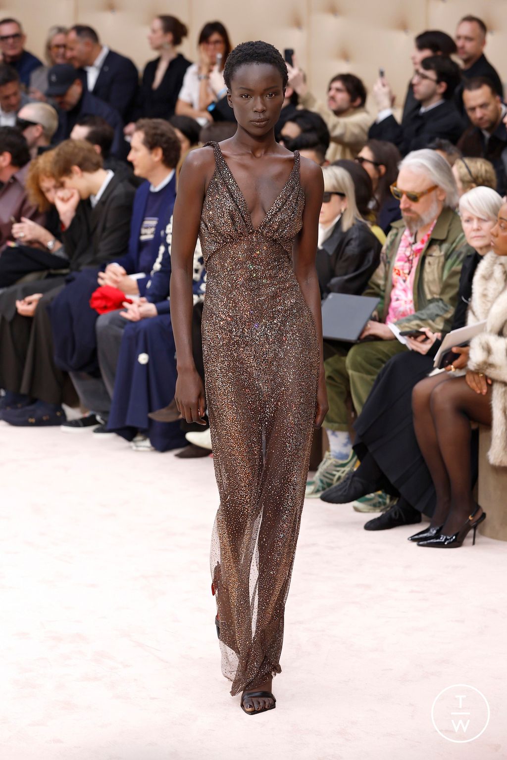 Fashion Week Milan Fall/Winter 2026 look 44 from the Ferrari collection womenswear