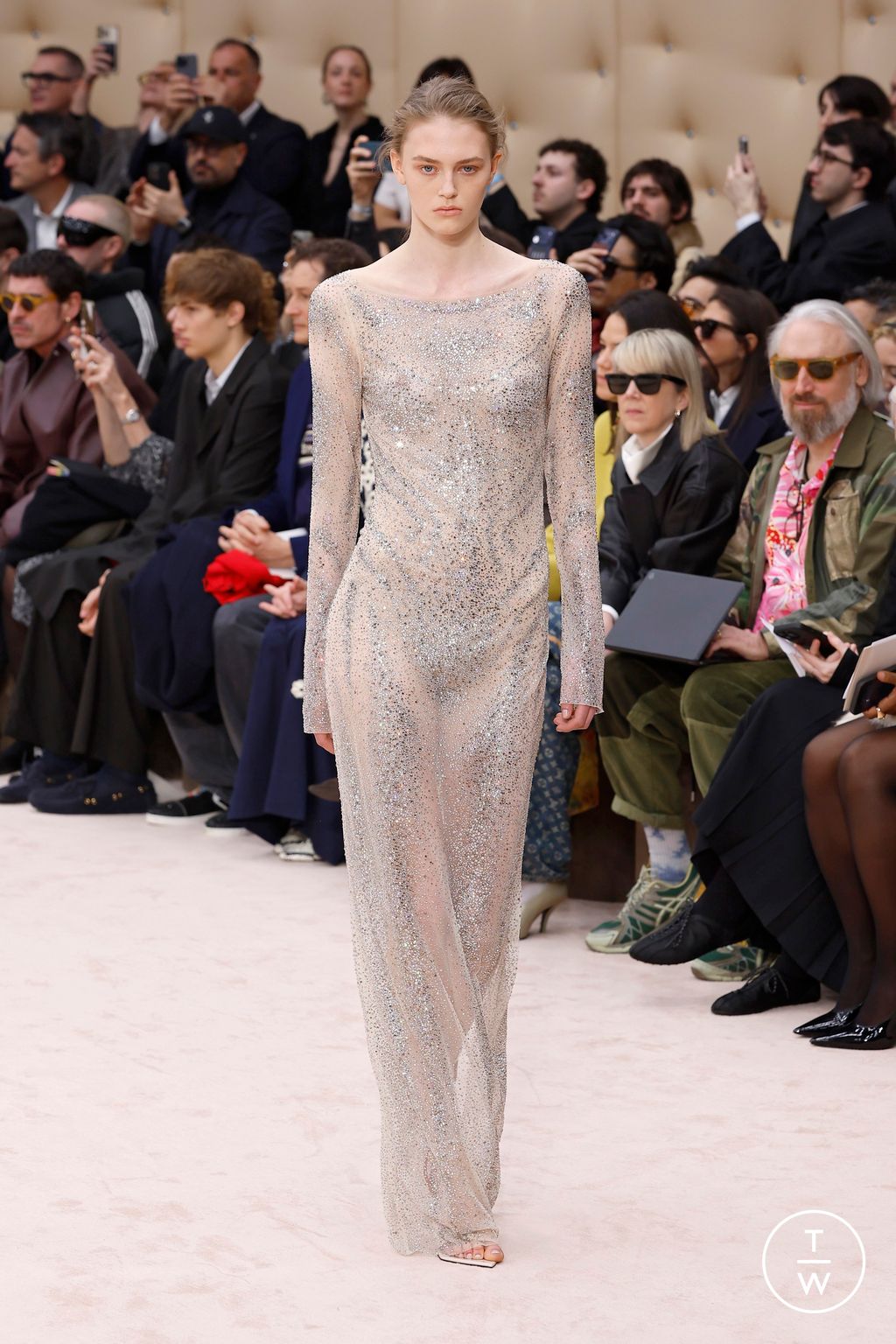 Fashion Week Milan Fall/Winter 2026 look 46 from the Ferrari collection womenswear