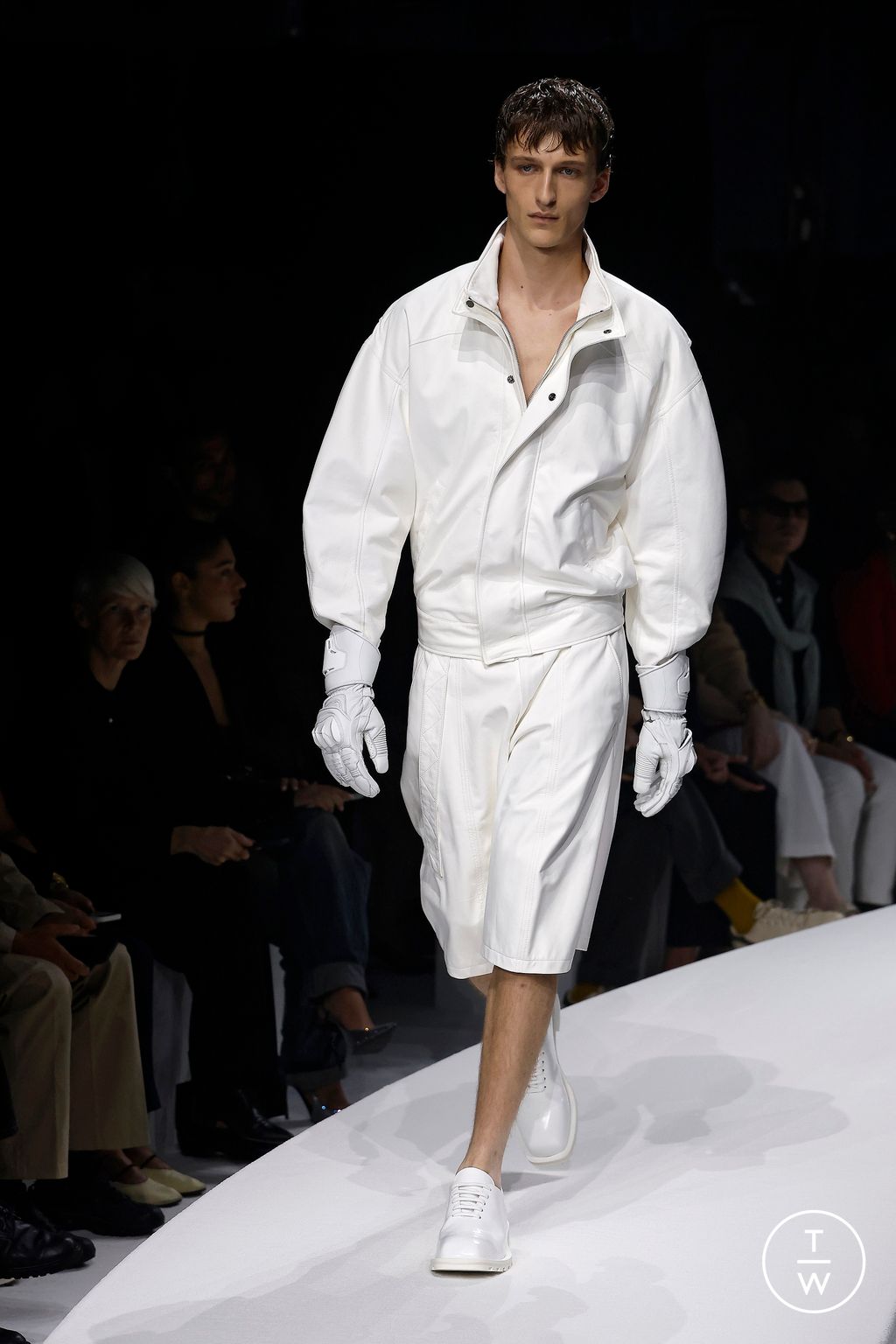 Fashion Week Milan Spring/Summer 2024 look 4 from the Ferrari collection womenswear