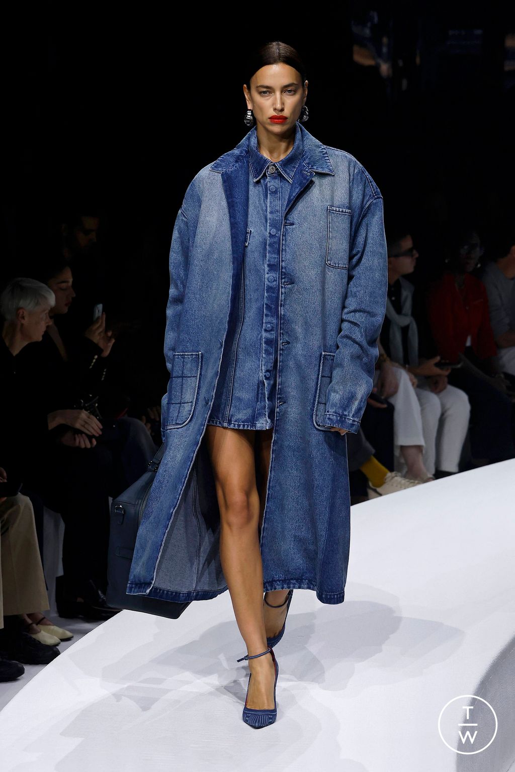 Fashion Week Milan Spring/Summer 2024 look 16 from the Ferrari collection womenswear