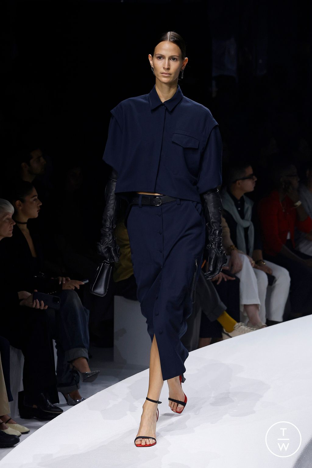 Fashion Week Milan Spring/Summer 2024 look 22 from the Ferrari collection womenswear