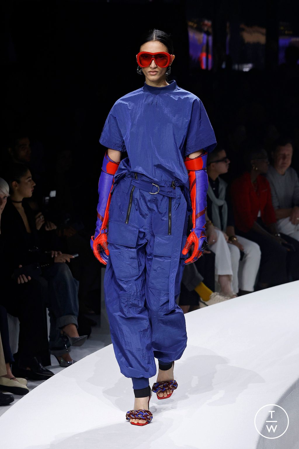 Fashion Week Milan Spring/Summer 2024 look 31 from the Ferrari collection womenswear