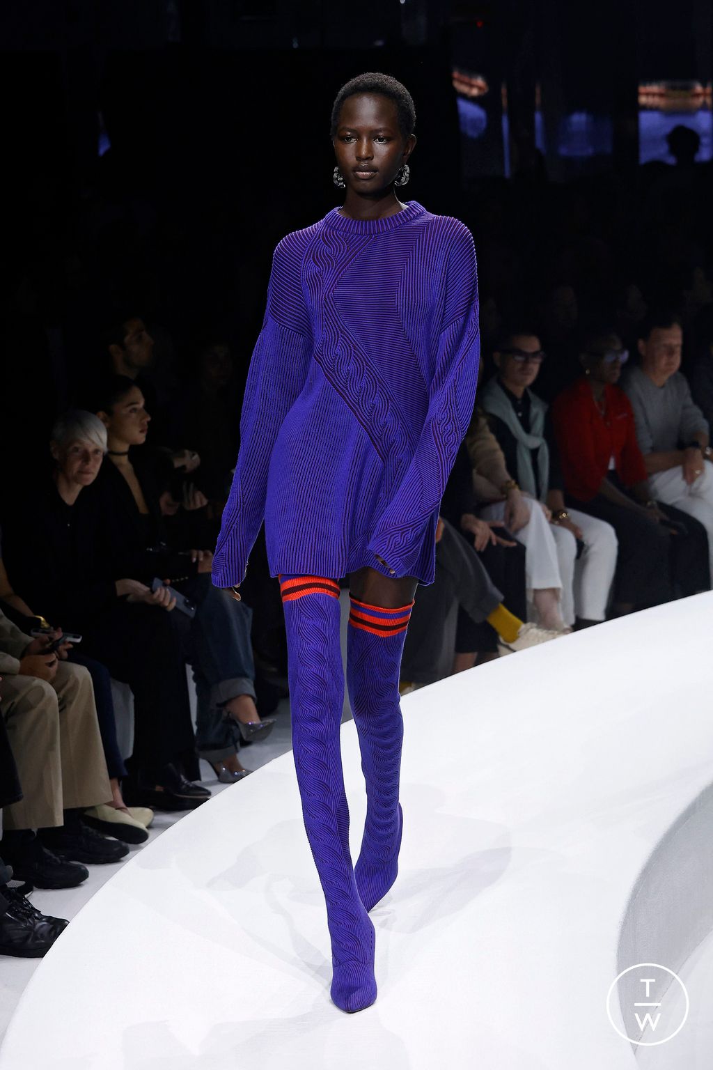 Fashion Week Milan Spring/Summer 2024 look 34 from the Ferrari collection womenswear