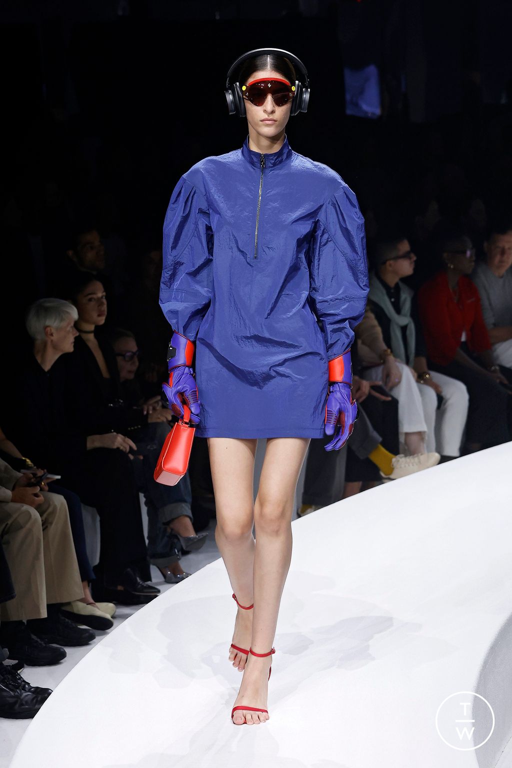 Fashion Week Milan Spring/Summer 2024 look 35 from the Ferrari collection womenswear