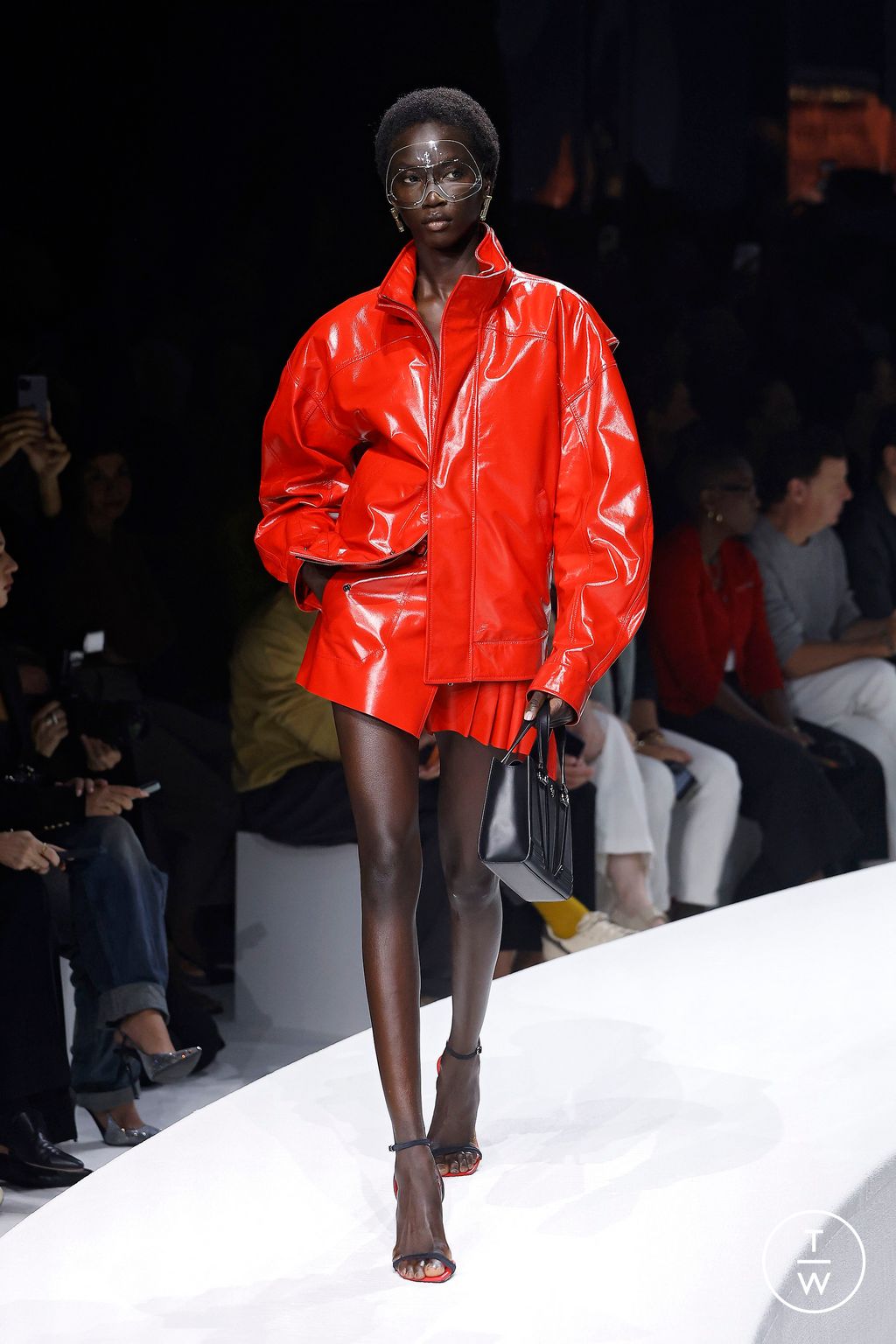 Fashion Week Milan Spring/Summer 2024 look 43 from the Ferrari collection womenswear