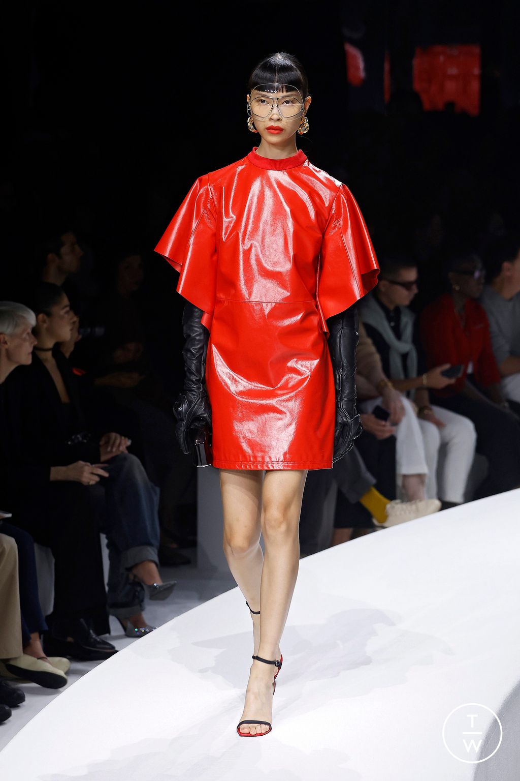Fashion Week Milan Spring/Summer 2024 look 45 from the Ferrari collection womenswear