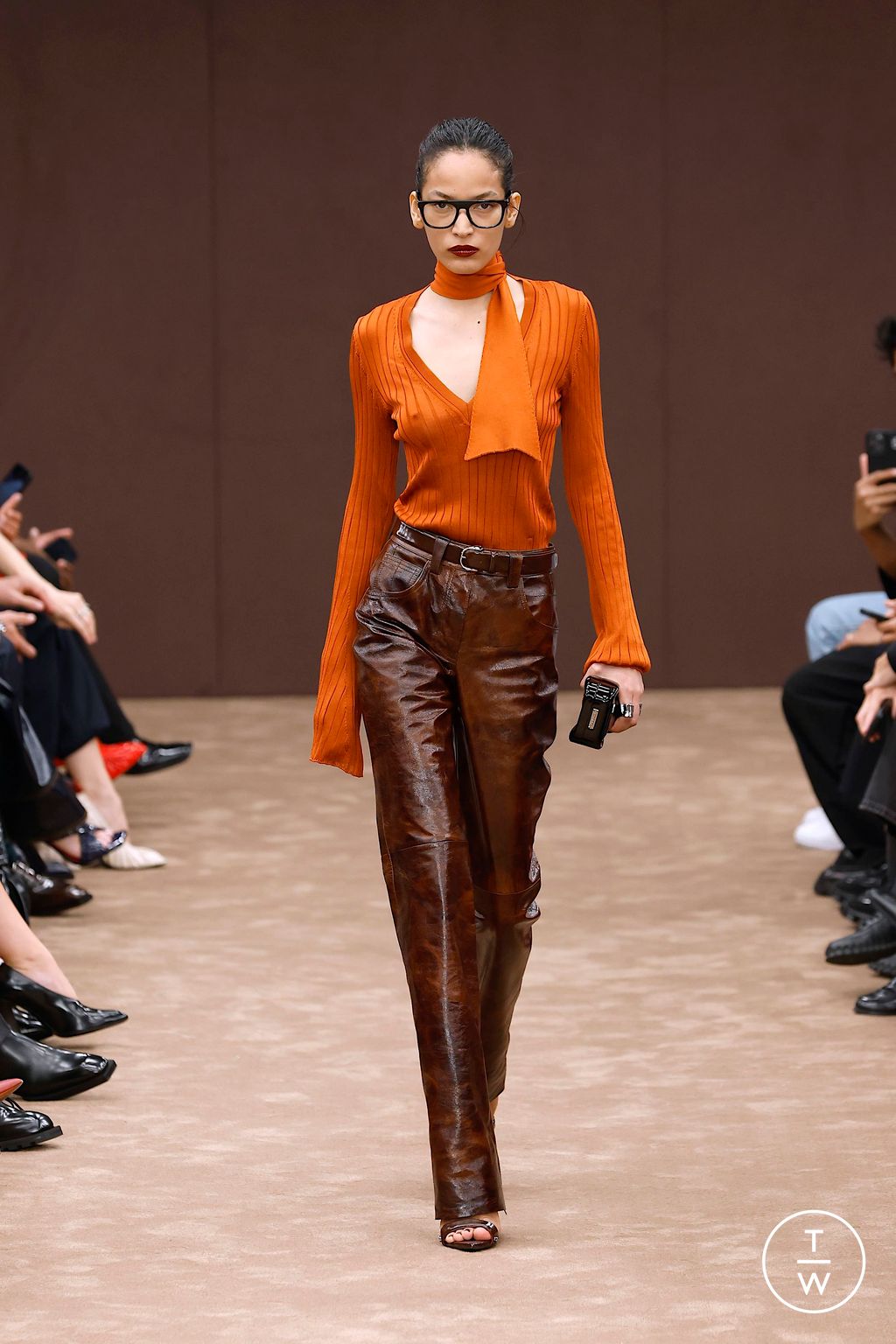 Fashion Week Milan Spring/Summer 2025 look 13 from the Ferrari collection womenswear